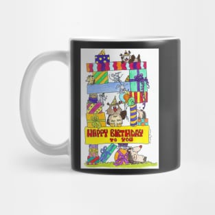 Happy Birthday greeting card Mug